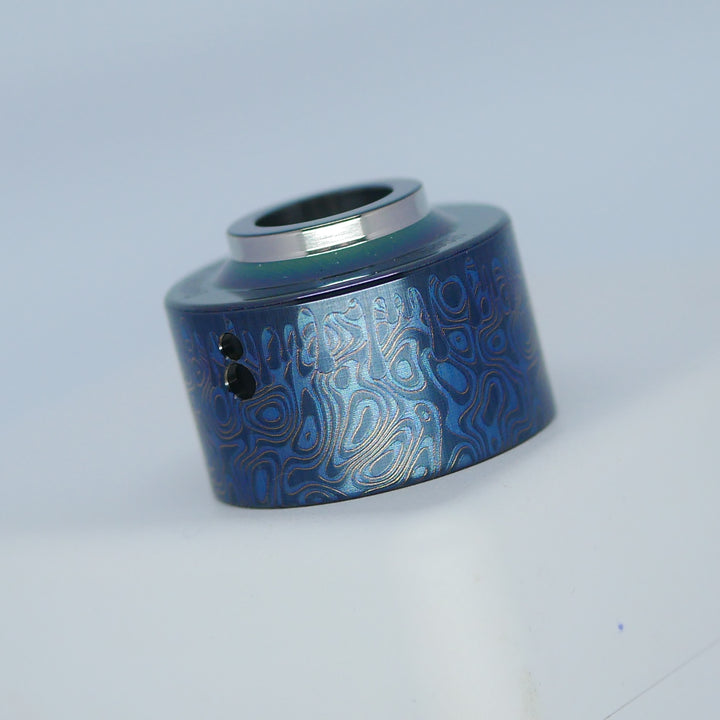 New Damascus Venna Cap Titanium gravé  - Damascus Engraving #2BC029