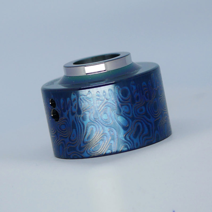 New Damascus Venna Cap Titanium gravé  - Damascus Engraving #2BC029