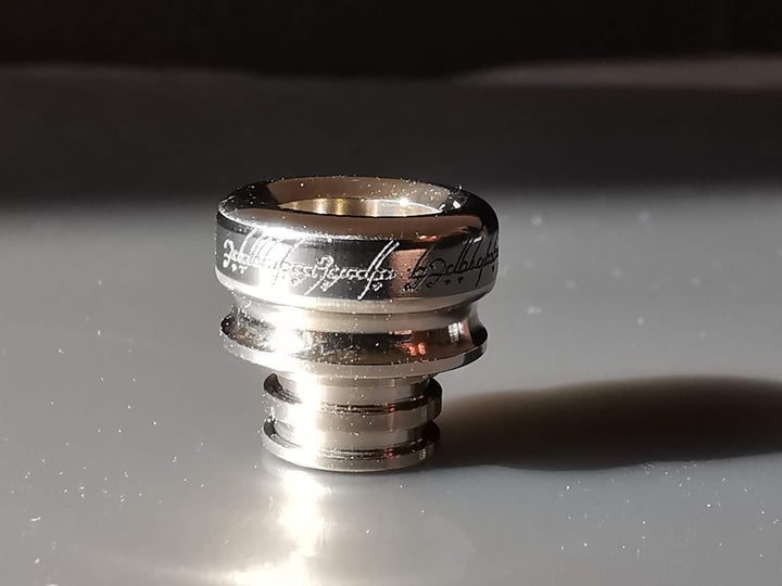 Titanium drip tip LOTR by Laser Custom Vap on Divavap.com