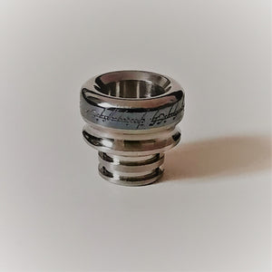 Titanium drip tip LOTR by Laser Custom Vap on Divavap.com