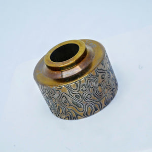 Haku Venna Cap Titanium DE (Deep Engraving) Damascus #307