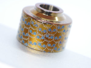 Haku Venna Cap Titanium engraved BART SKULLS #2B003