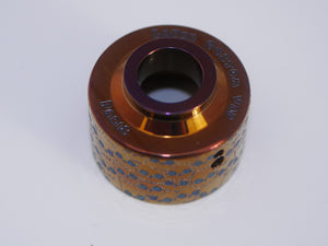 Haku Venna Cap Titanium engraved BART SKULLS #2B003