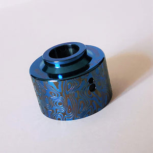 Venna Cap Titanium engraved by Laser Custom Vap specialist of vape customisation