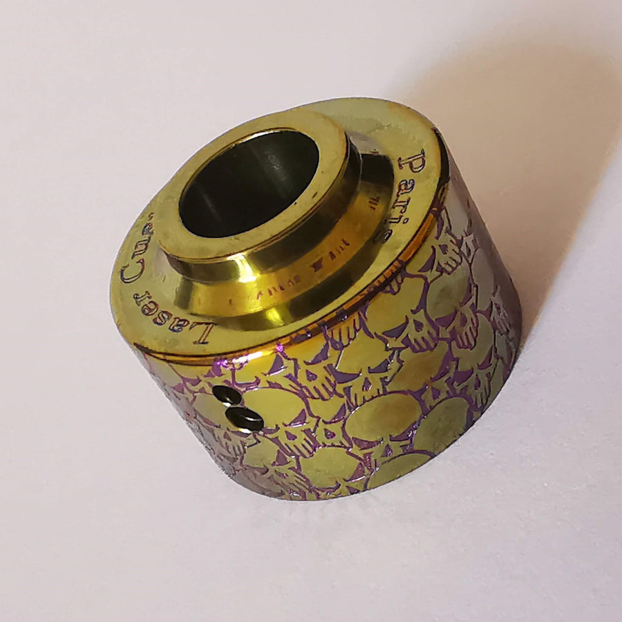 Haku Venna Cap Titanium gravé ReseT Skulls  - Haku Venna Cap Titanium ReseT Skulls Engraving #56