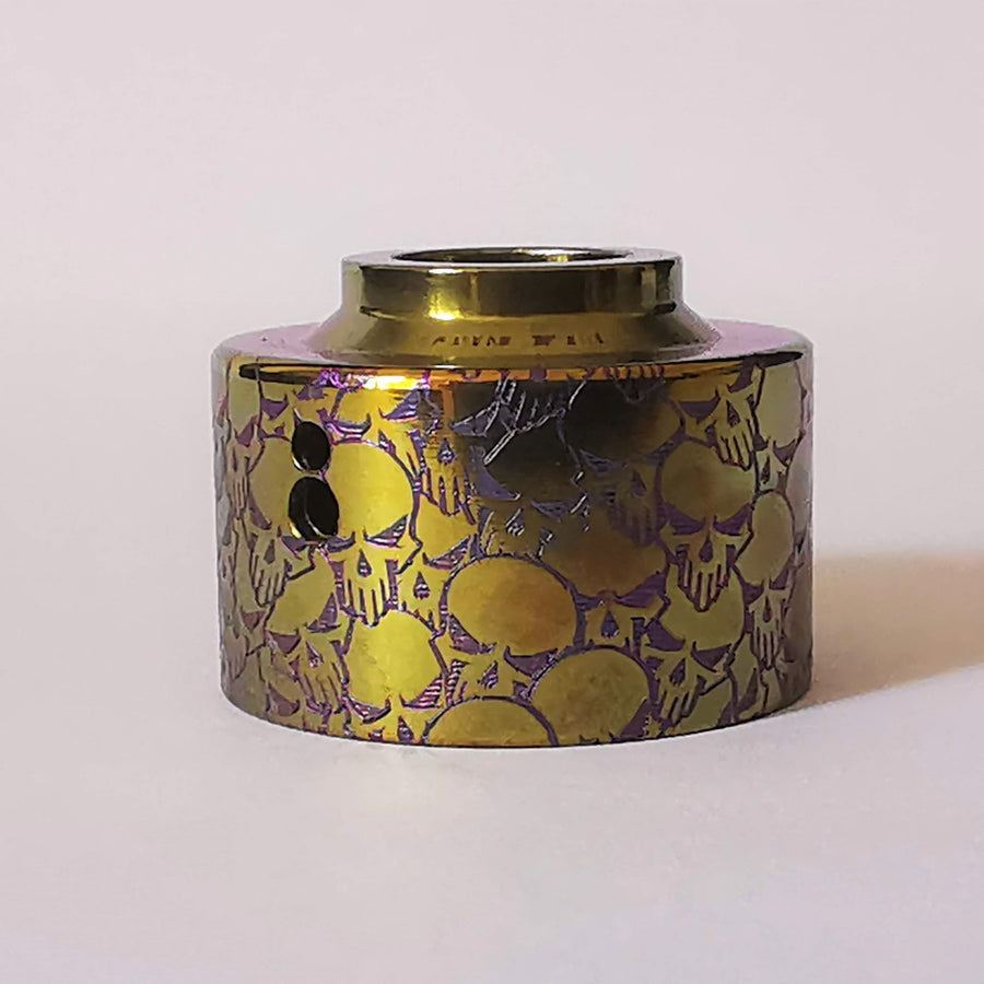 Haku Venna Cap Titanium gravé ReseT Skulls  - Haku Venna Cap Titanium ReseT Skulls Engraving #56