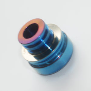 Bicolor Titanium drip tip by Laser Custom Vap Divavap.com