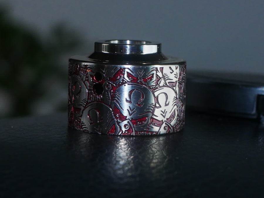 Haku Venna Cap Titanium DE (deep engraving)SVF Return Skulls #2BC006