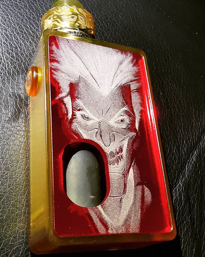Porte gravée SvF V4 mod Original - Engraved SvF Mod Original Panel - Red Joker
