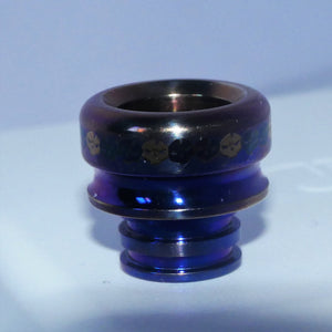 Titanium 510 drip tip LCV Skulls by Laser Custom Vap on Divavap.com