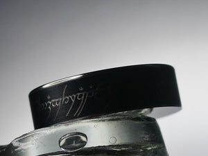 Black beauty ring LOTR for vape gear