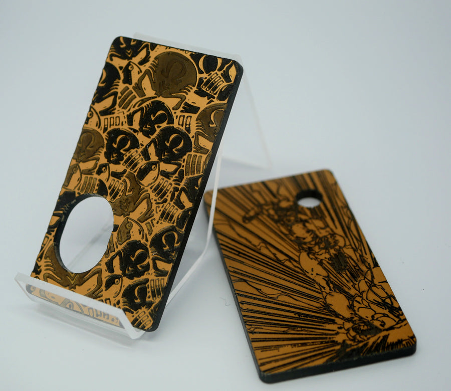 SvF V5 Engraved Panels Kit -  Portes gravées pour SvF V5 (Kit) - Gold mismatched