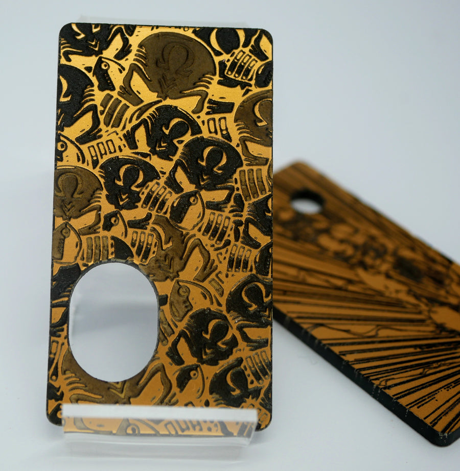 SvF V5 Engraved Panels Kit -  Portes gravées pour SvF V5 (Kit) - Gold mismatched