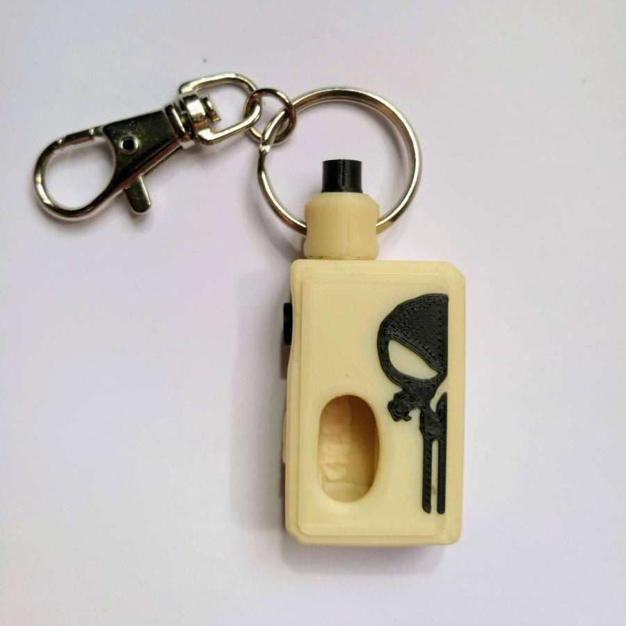 ObM BF Mods porte-clé - Key Ring - Blanc