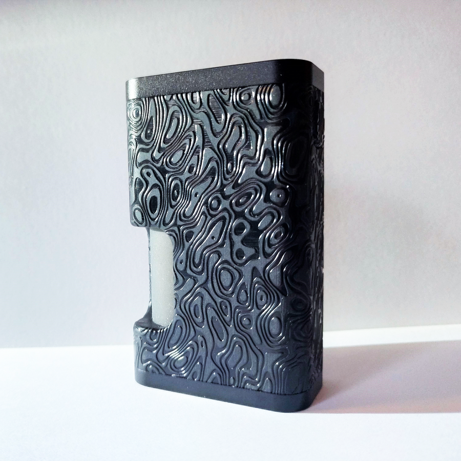 ReseT Mech Full Engraved Damascus - Serial Number #61