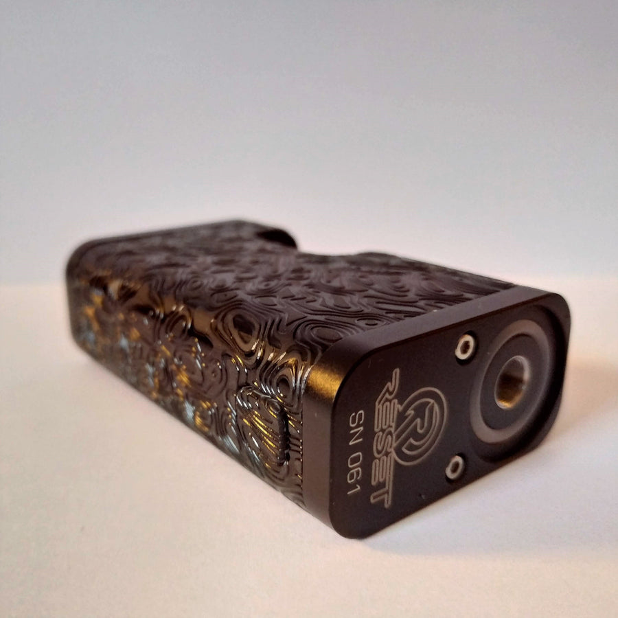 ReseT Mech Full Engraved Damascus - Serial Number #61