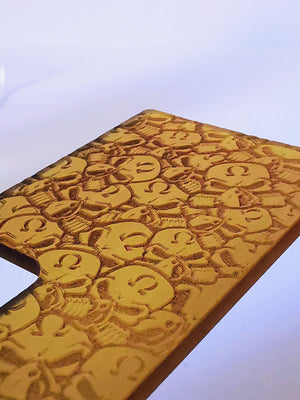 Porte gravée SvF Skulls mod - Engraved BF Mod Panel - SvF Skulls ULTEM