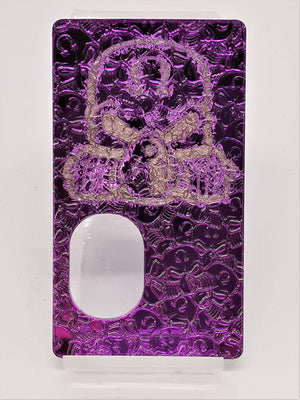 Porte gravée SvF V4  - Engraved SvF V4 Panel -  Central Head Purple