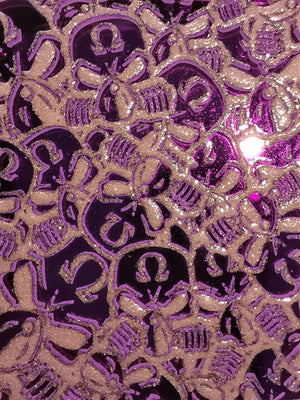 Porte gravée SvF V4 mod - Engraved Panel -  SvF little skulls purple