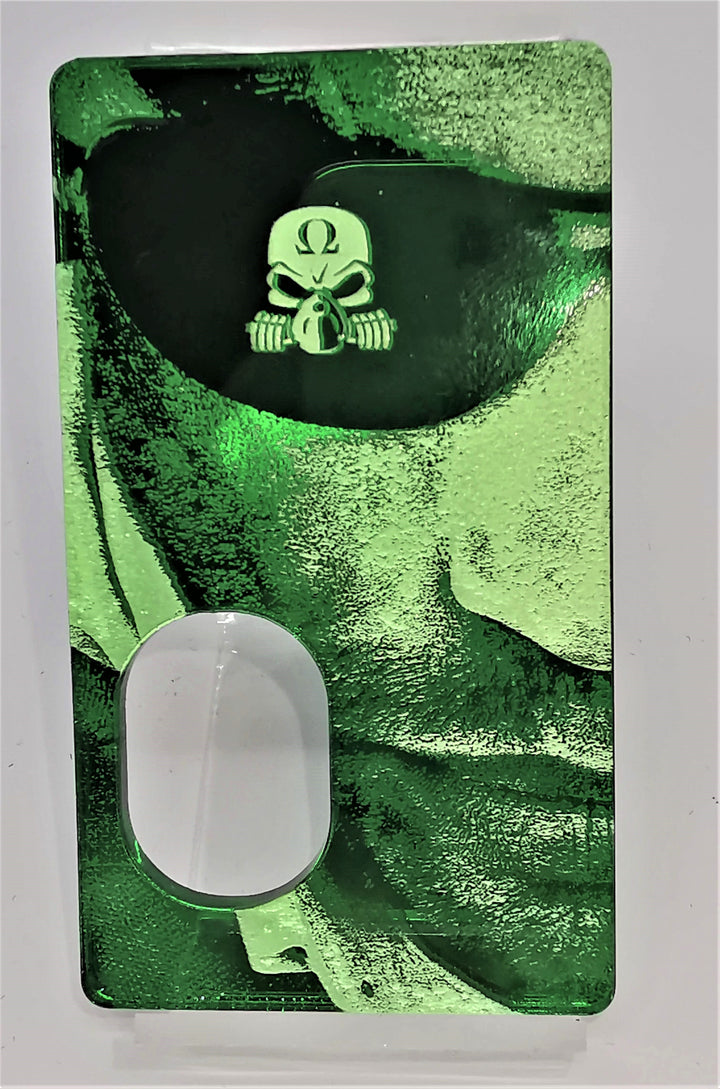 Porte gravée SvF V4 Mods Original - Engraved SvF Panel - Green SvF Eye