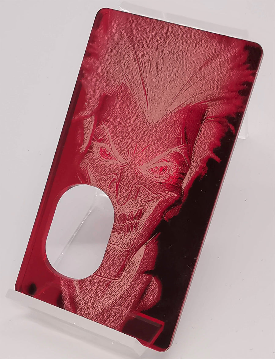 Porte gravée SvF mod Original - Engraved SvF Mod Original Panel - Red Joker
