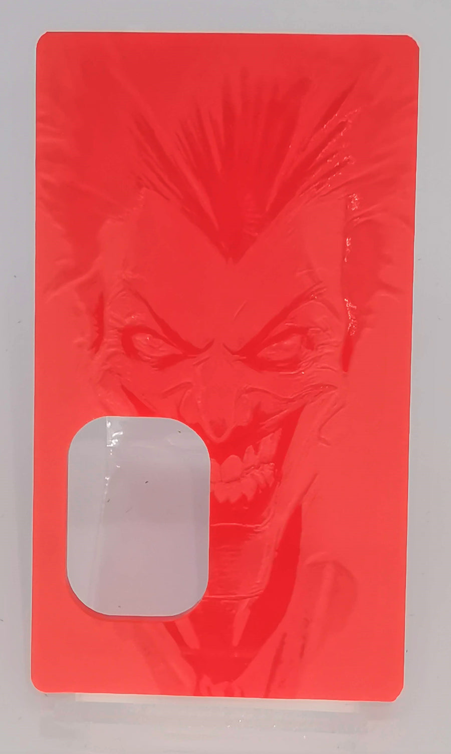 Porte gravée SvF mod Original - Engraved SvF Mod Original Panel - Red Joker