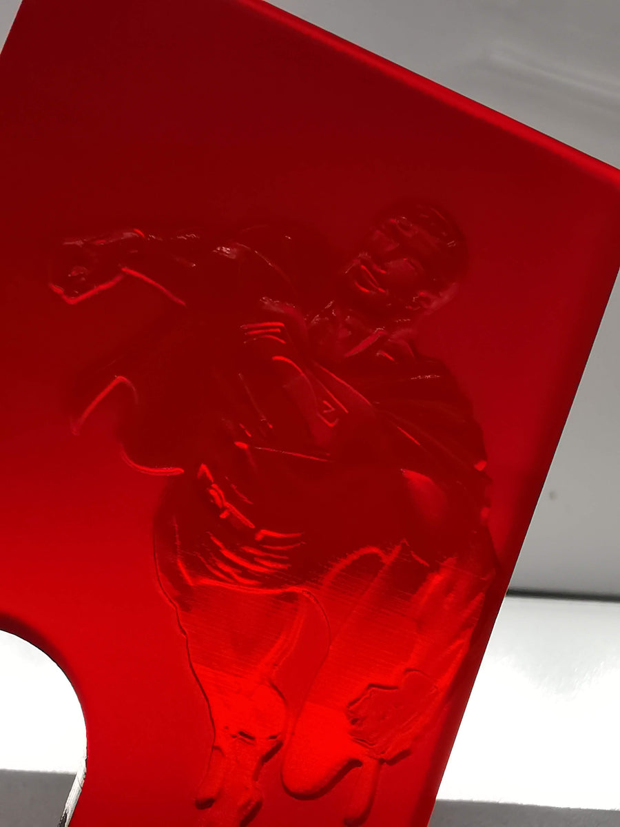 Porte gravée SvF mod Original - Engraved SvF Mod Original Panel - Red Superman