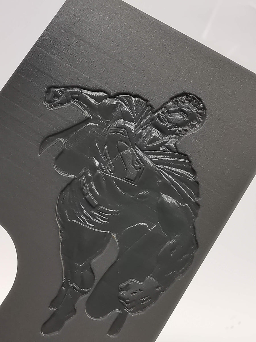 Porte gravée SvF mod Original - Engraved SvF Mod Original Panel - Gray Superman