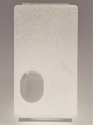Porte gravée SvF mod Original - Engraved SvF Mod Original Panel - White Half Head