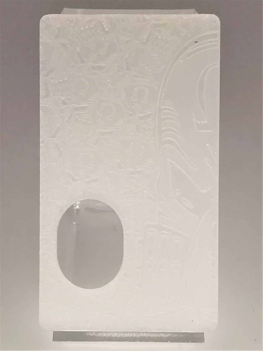 Porte gravée SvF mod Original - Engraved SvF Mod Original Panel - White Half Head
