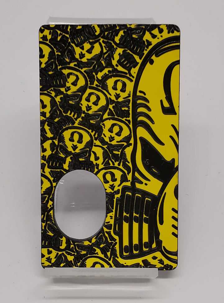 Porte gravée SvF V4 Mods Original  - Engraved BF Mod Panel -  Black and Yellow