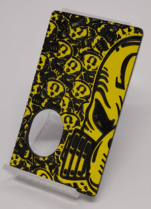 Porte gravée BF mod - Engraved BF Mod Panel -  Black and Yellow