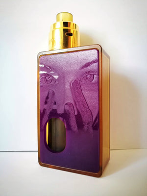 Porte gravée BF mod - Engraved BF Mod Panel - Mask Purple