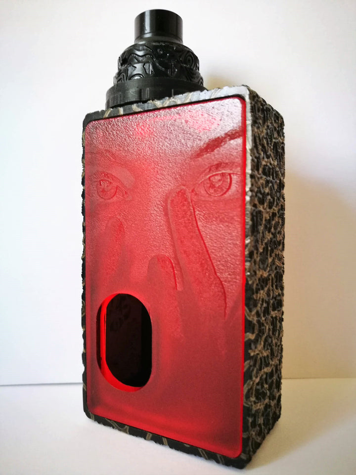 Porte gravée BF mod SVF V4 - Engraved BF Mod Panel - Mask Red Mate
