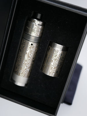 Alliancetech AFMOD RS AIO Limited Edition with Damascus pattern engraved by Laser Custom Vap.