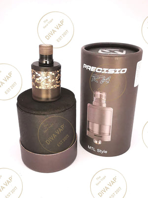 Precisio MTL RTA by BD Vape, Black Carbon, gravure Skulls Edition - Sk Precisio MTL RTA by BD Vape, Black Carbon, gravure Skulls Edition - Sk