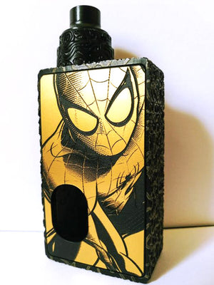 Porte gravée BF mod - Engraved BF Mod Panel - Spiderman Gold and Black