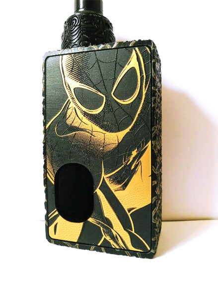 Porte gravée BF mod - Engraved BF Mod Panel - Spiderman Black and Gold