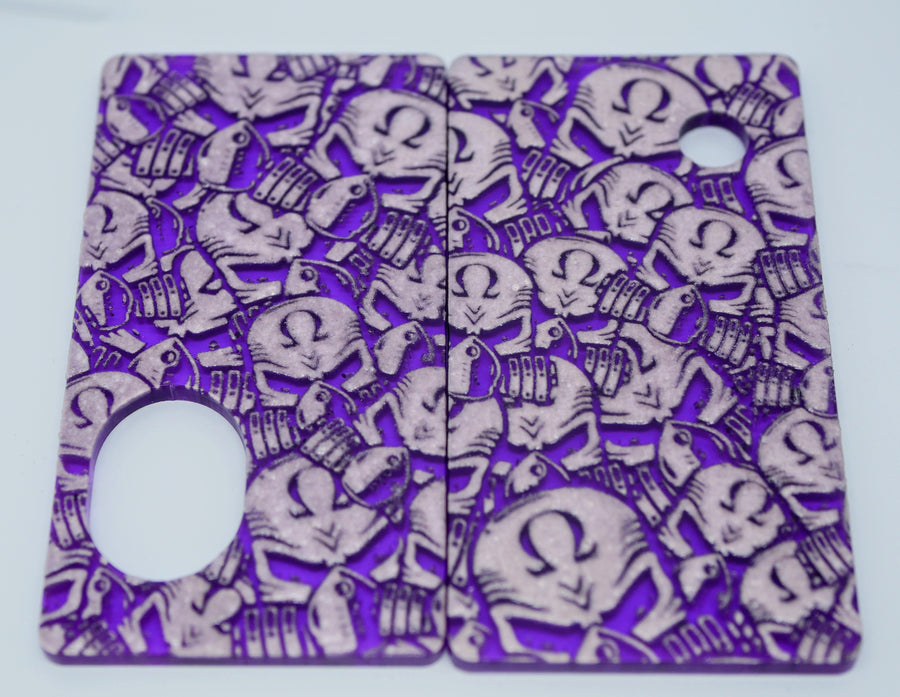 SvF V5 Engraved Panels Kit -  Portes gravées pour SvF V5 (Kit) - Light Purple