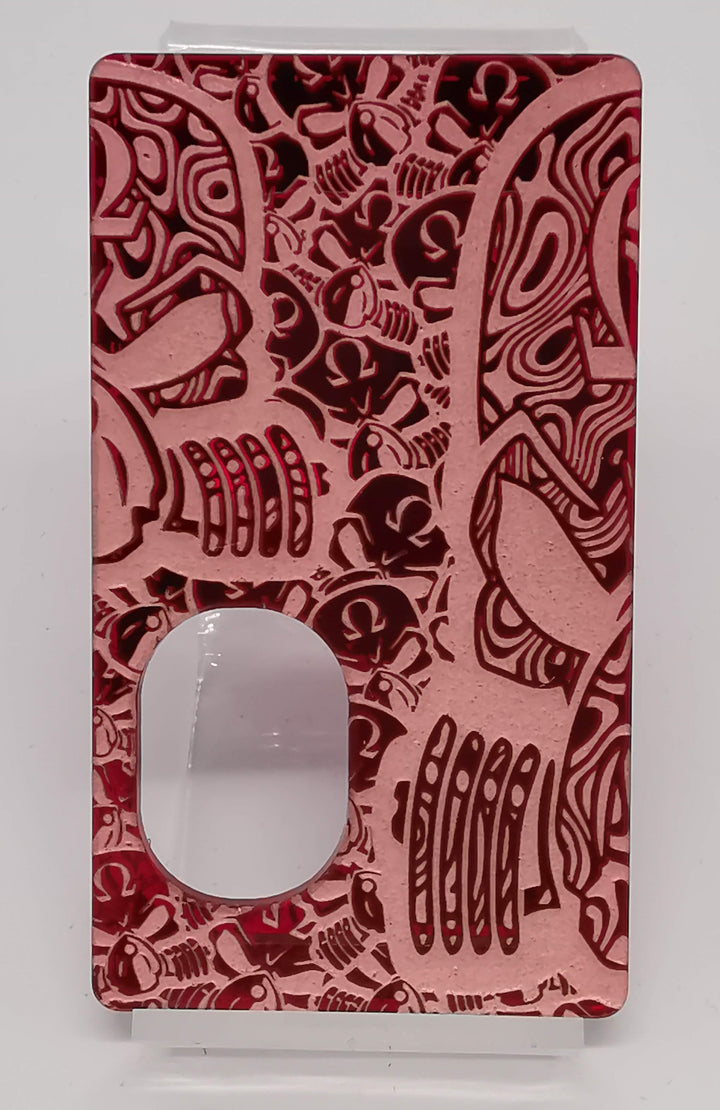 Porte gravée SvF V4 Mods Original d - Engraved BF Mod Panel -  Mirror Red