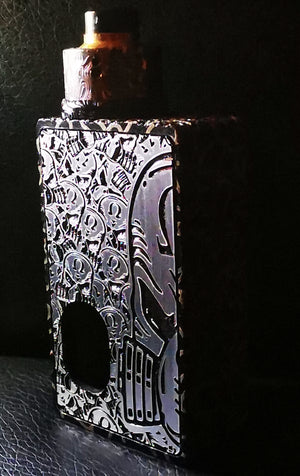 Porte gravée BF mod - Engraved BF Mod Panel -  Silver