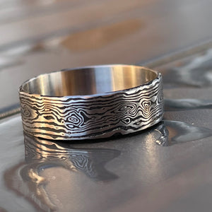 DamasWood Beauty Ring Titanium 22 mm #W029