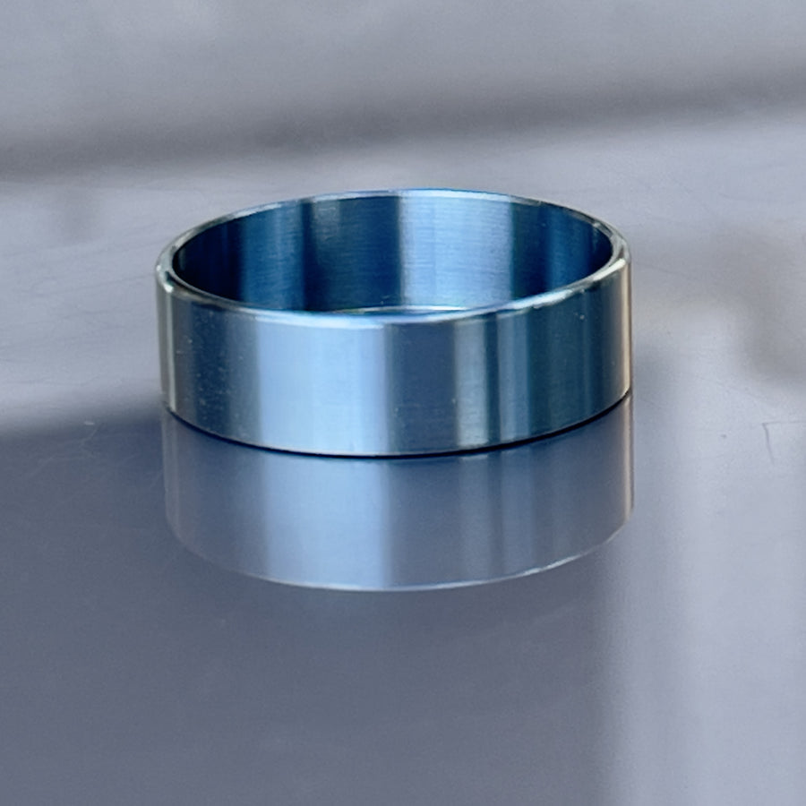 Beauty Ring Wowsers Sky blue 22/24 Titanium #WS002