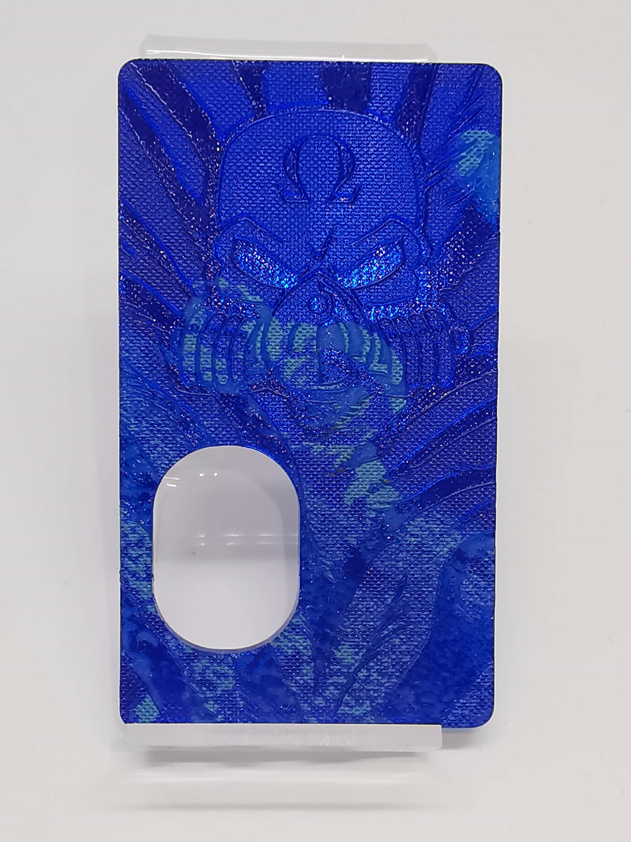 Porte gravée BF mod - Engraved BF Mod Panel -  Blue